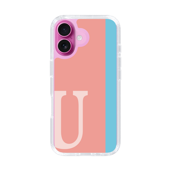 Slim Protection Case［ オリジナル - initial color line - U pink ］