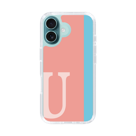 Slim Protection Case［ オリジナル - initial color line - U pink ］