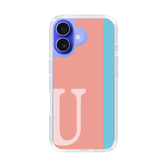 Slim Protection Case［ オリジナル - initial color line - U pink ］