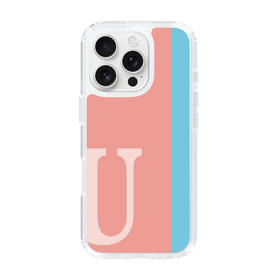 Slim Protection Case［ オリジナル - initial color line - U pink ］