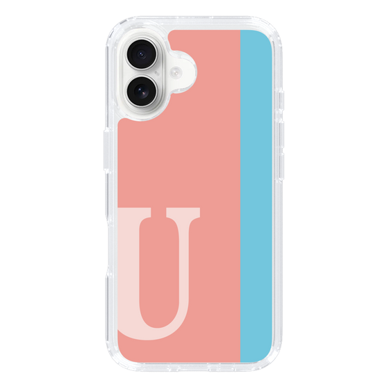 Slim Protection Case［ オリジナル - initial color line - U pink ］