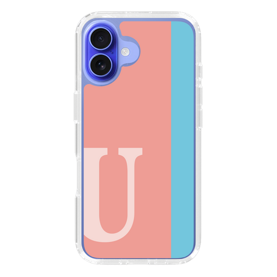 Slim Protection Case［ オリジナル - initial color line - U pink ］