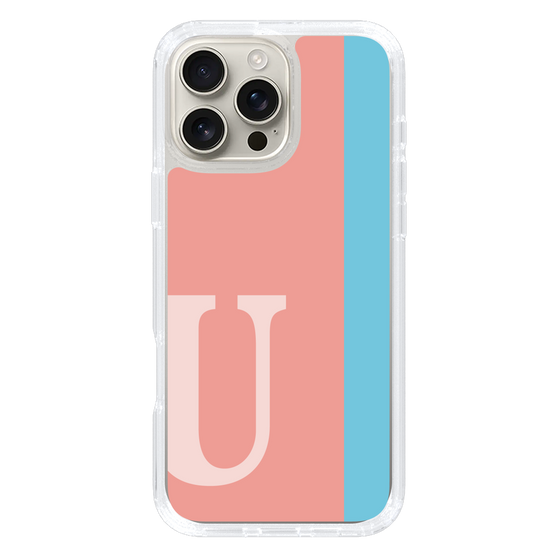 Slim Protection Case［ オリジナル - initial color line - U pink ］