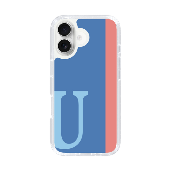 Slim Protection Case［ オリジナル - initial color line - U blue ］