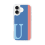 Slim Protection Case［ オリジナル - initial color line - U blue ］