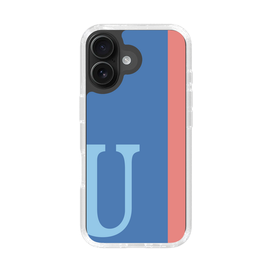 Slim Protection Case［ オリジナル - initial color line - U blue ］