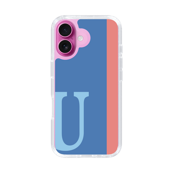 Slim Protection Case［ オリジナル - initial color line - U blue ］