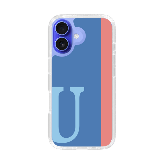 Slim Protection Case［ オリジナル - initial color line - U blue ］