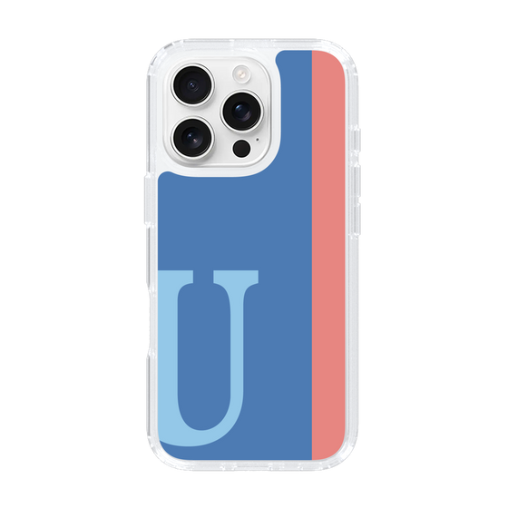 Slim Protection Case［ オリジナル - initial color line - U blue ］