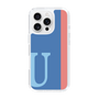 Slim Protection Case［ オリジナル - initial color line - U blue ］