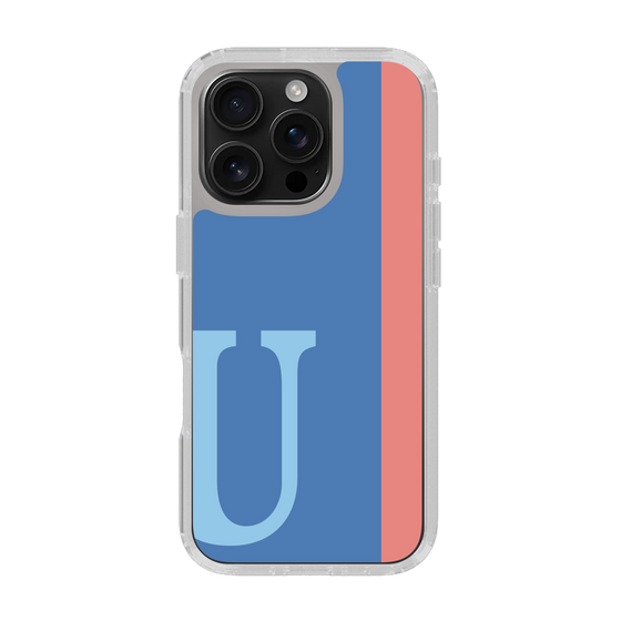 Slim Protection Case［ オリジナル - initial color line - U blue ］