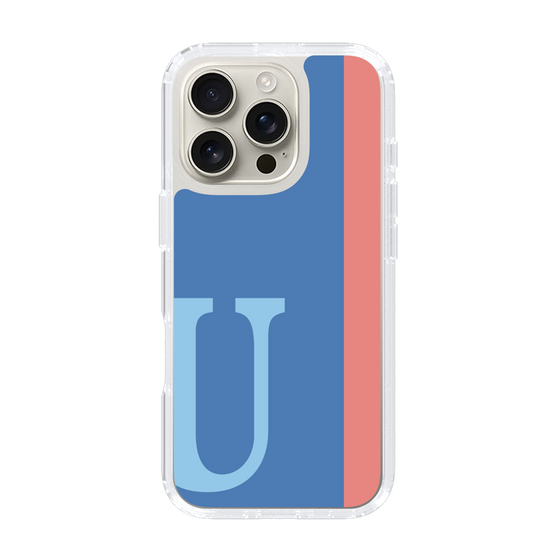 Slim Protection Case［ オリジナル - initial color line - U blue ］