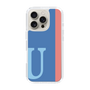 Slim Protection Case［ オリジナル - initial color line - U blue ］