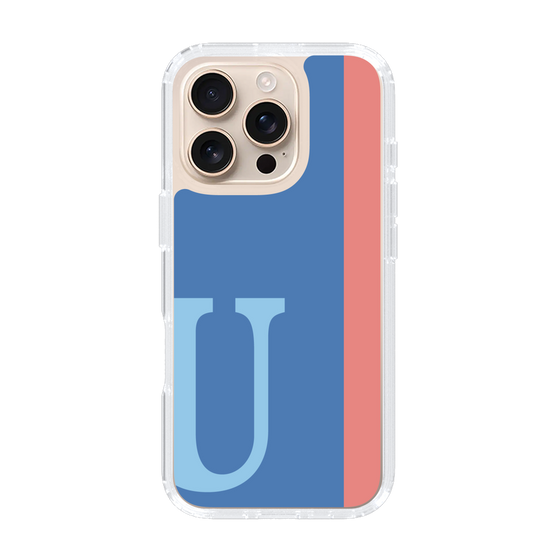 Slim Protection Case［ オリジナル - initial color line - U blue ］