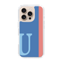 Slim Protection Case［ オリジナル - initial color line - U blue ］