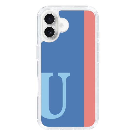 Slim Protection Case［ オリジナル - initial color line - U blue ］