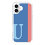 Slim Protection Case［ オリジナル - initial color line - U blue ］