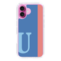 Slim Protection Case［ オリジナル - initial color line - U blue ］
