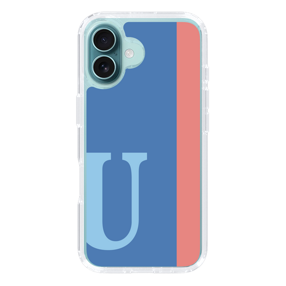Slim Protection Case［ オリジナル - initial color line - U blue ］