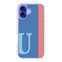 Slim Protection Case［ オリジナル - initial color line - U blue ］