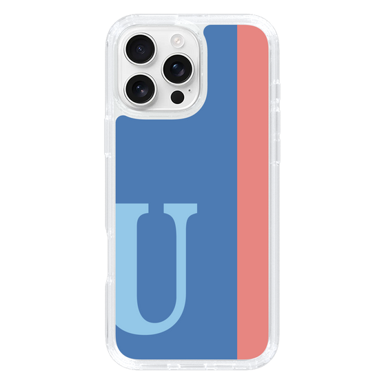 Slim Protection Case［ オリジナル - initial color line - U blue ］