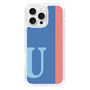Slim Protection Case［ オリジナル - initial color line - U blue ］