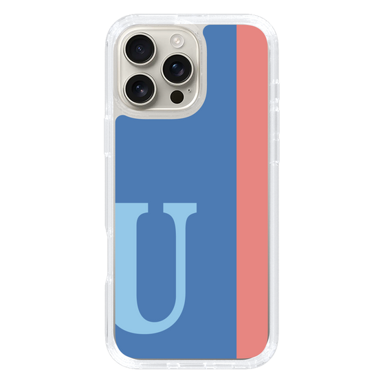 Slim Protection Case［ オリジナル - initial color line - U blue ］