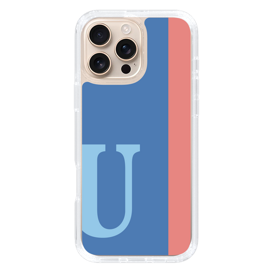 Slim Protection Case［ オリジナル - initial color line - U blue ］
