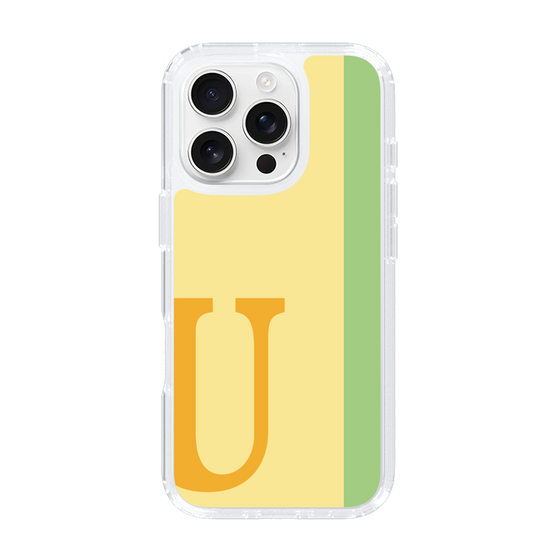 Slim Protection Case［ オリジナル - initial color line - U yellow ］
