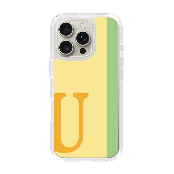 Slim Protection Case［ オリジナル - initial color line - U yellow ］