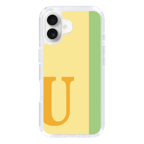 Slim Protection Case［ オリジナル - initial color line - U yellow ］