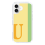 Slim Protection Case［ オリジナル - initial color line - U yellow ］