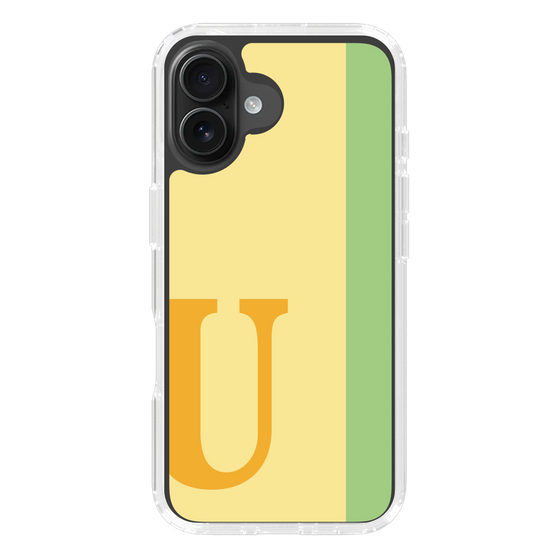 Slim Protection Case［ オリジナル - initial color line - U yellow ］