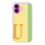 Slim Protection Case［ オリジナル - initial color line - U yellow ］