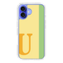 Slim Protection Case［ オリジナル - initial color line - U yellow ］