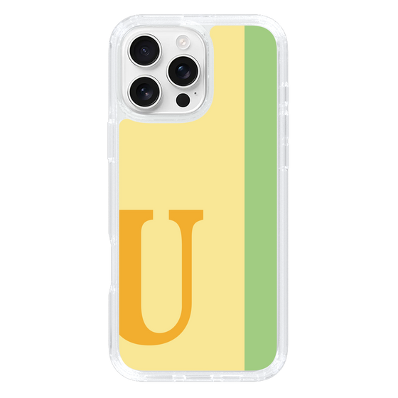 Slim Protection Case［ オリジナル - initial color line - U yellow ］