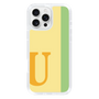 Slim Protection Case［ オリジナル - initial color line - U yellow ］