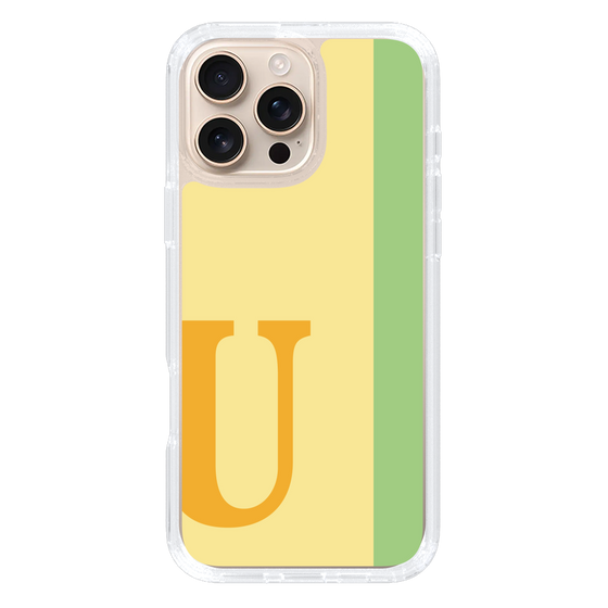 Slim Protection Case［ オリジナル - initial color line - U yellow ］