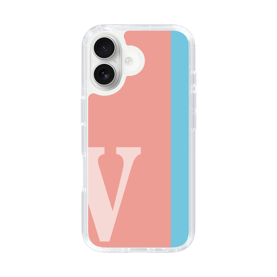 Slim Protection Case［ オリジナル - initial color line - V pink ］