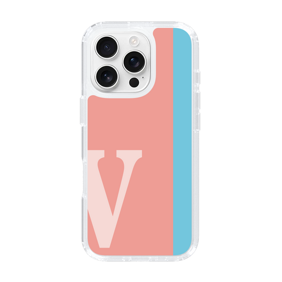 Slim Protection Case［ オリジナル - initial color line - V pink ］