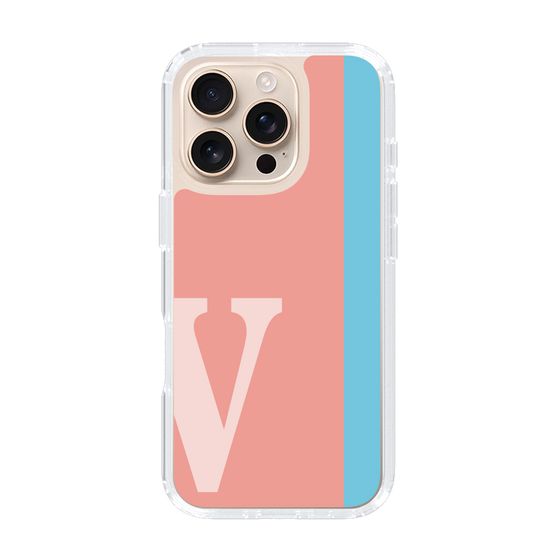 Slim Protection Case［ オリジナル - initial color line - V pink ］