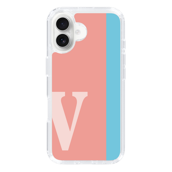 Slim Protection Case［ オリジナル - initial color line - V pink ］