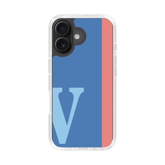 Slim Protection Case［ オリジナル - initial color line - V blue ］