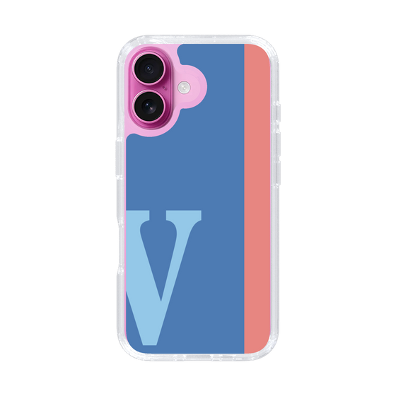 Slim Protection Case［ オリジナル - initial color line - V blue ］
