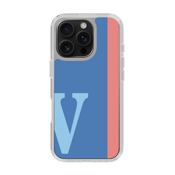 Slim Protection Case［ オリジナル - initial color line - V blue ］