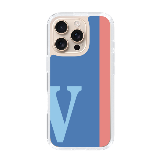 Slim Protection Case［ オリジナル - initial color line - V blue ］