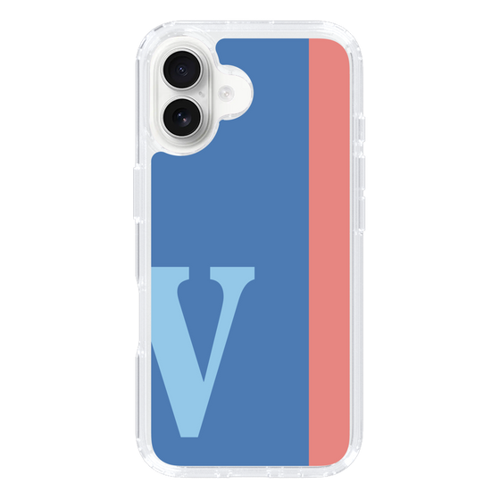 Slim Protection Case［ オリジナル - initial color line - V blue ］
