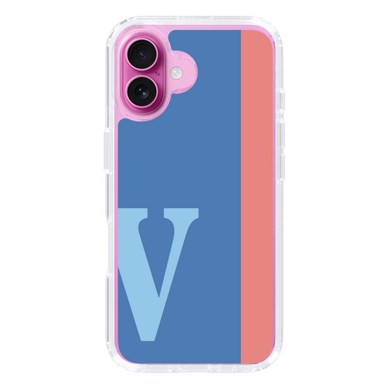 Slim Protection Case［ オリジナル - initial color line - V blue ］