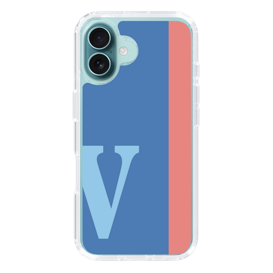 Slim Protection Case［ オリジナル - initial color line - V blue ］