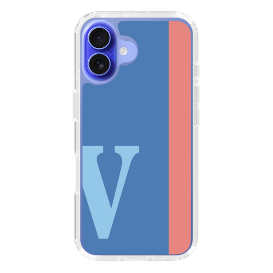 Slim Protection Case［ オリジナル - initial color line - V blue ］